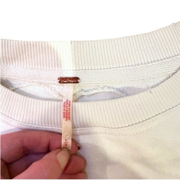 NEW Free People Eleanor Oversized Sweatshirt Tunic Dress - Picture 15 of 15